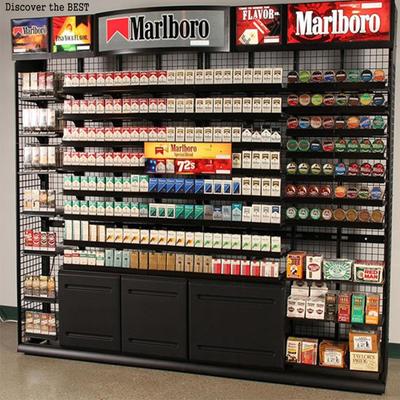 Factory price customized used cigarette racks for sale