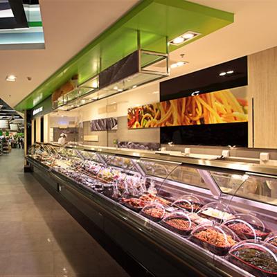factory outlet shop fittings for supermarket goods display