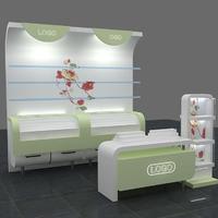 Customized factory price cosmetics display unit for cosmetic display
