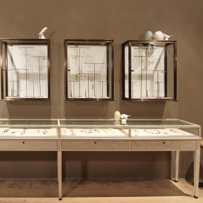 Factory price customized used glass display cases for sale