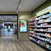 Modern attractive medical store counter design
